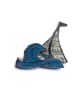 Nautical Retro Boat and Wave Resin Brooch by EllyMental Jewellery - Image 1