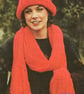 VINTAGE KNITTING PATTERN Scarves and Hats