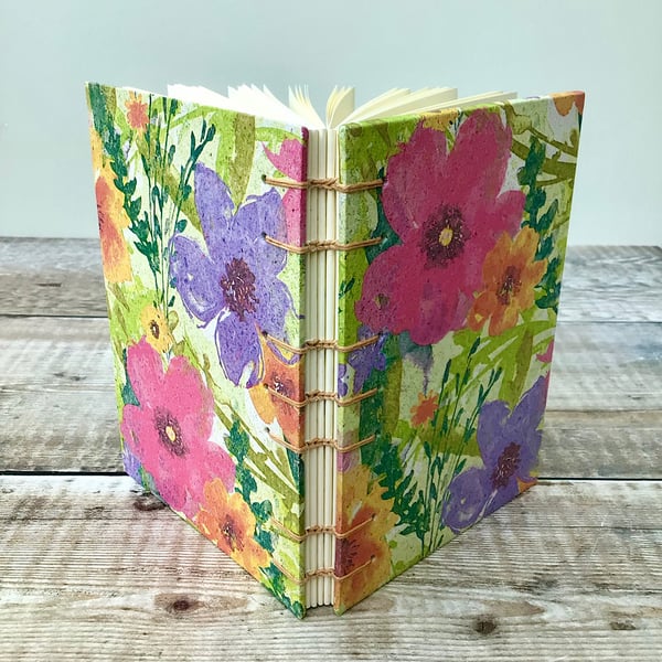 Floral A6 Notebook 