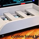 Handmade Solid Wood Computer PC Tower Stand