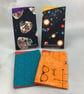 Space handmade phone case, Science sunglasses case, Options