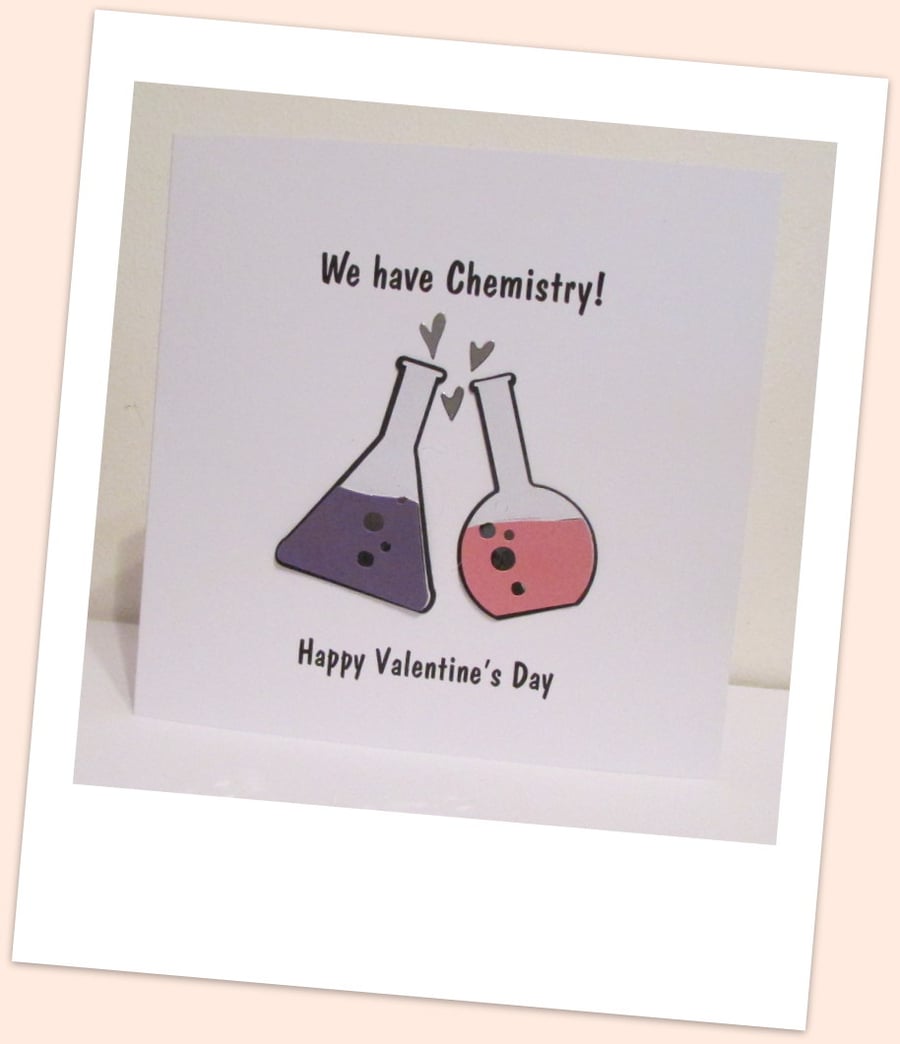 We have Chemistry Valentine Card