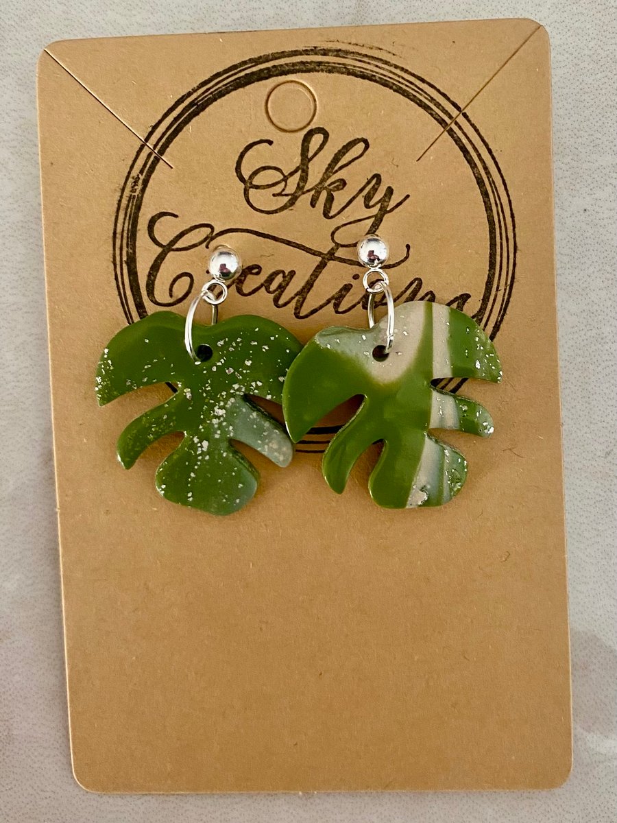 Ref:2503 Handmade polymer clay earrings (includes FREE UK postage)