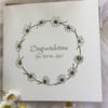 ‘You tied the knot’ daisies wedding card 