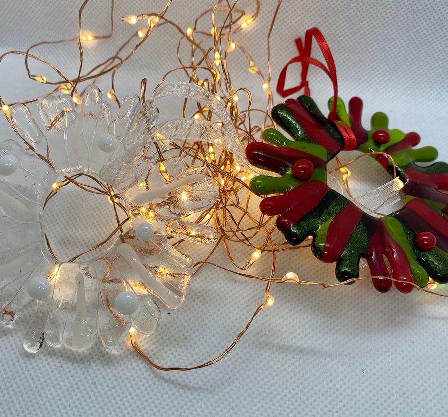 Christmas wreath hanging decoration