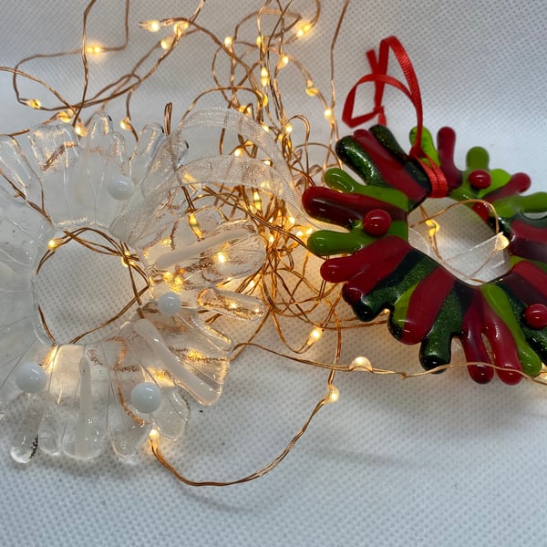 Christmas wreath hanging decoration