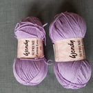 Wendy Supreme Cotton Love Double Knit Yarn in Lavender 