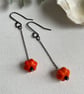 Pumpkin earrings for Halloween! - Image 2