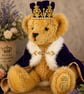 King Charles Hand-sewn Mohair Teddy Bear
