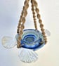 Coastal inspired Ceramic Bird Feeder