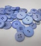 40g Mixed Light Blue Buttons