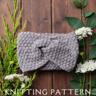The Callie Headband Knitting Pattern PDF Version By Email