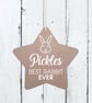 Best Rabbit - Personalised Hanging Star Plaque - Image 2