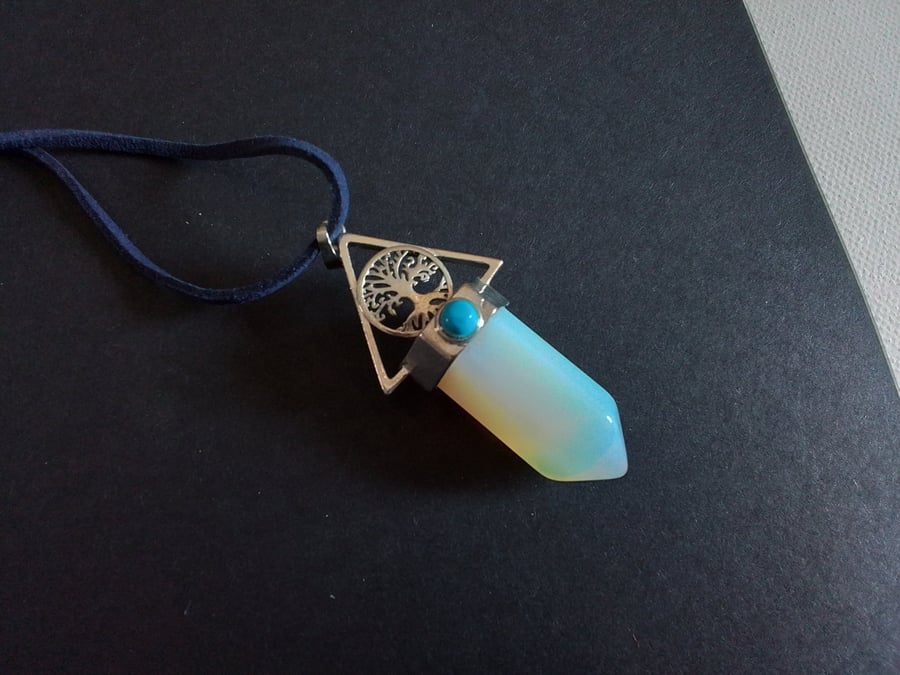 Moonstone pendant. Blue moonstone. Ref 504