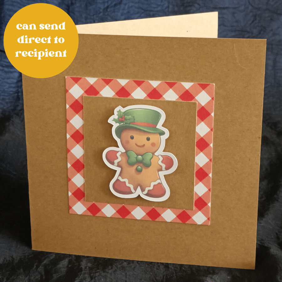 Gingerbread Man - Square