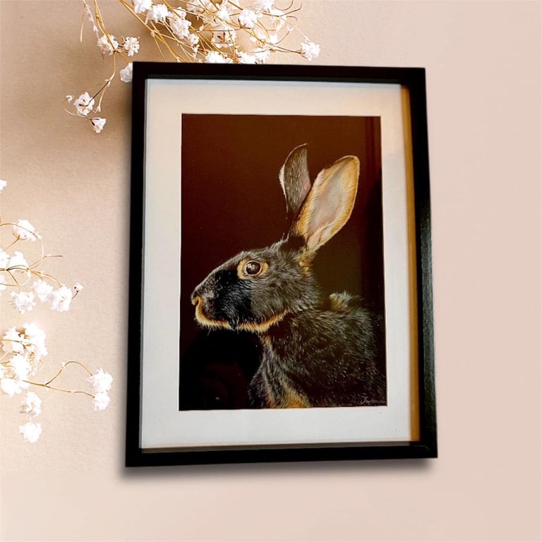 The Belgian Hare Framed Giclée Print