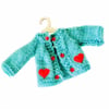 Reserved for Jane - Hearts and Flowers Cardigan 