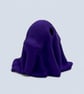 Dark Purple Ghost Ornament - Spooky Halloween Decoration - Image 7