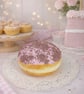 Fake Iced Strawberry & Chocolate Sprinkle Doughnut  - Image 1