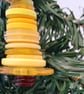 Yellow Button Christmas Tree Decoration - Image 3