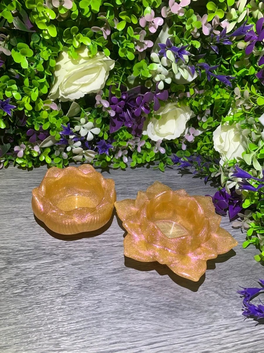 lotus candle holder set