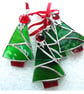 Christmas Tree Stained Glass suncatcher Xmas decoration - Image 4