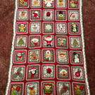 Handmade Crochet Christmas Blanket