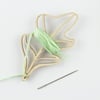 Wooden Thread Holder Leaf