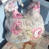 Pink Rose sparkle bag