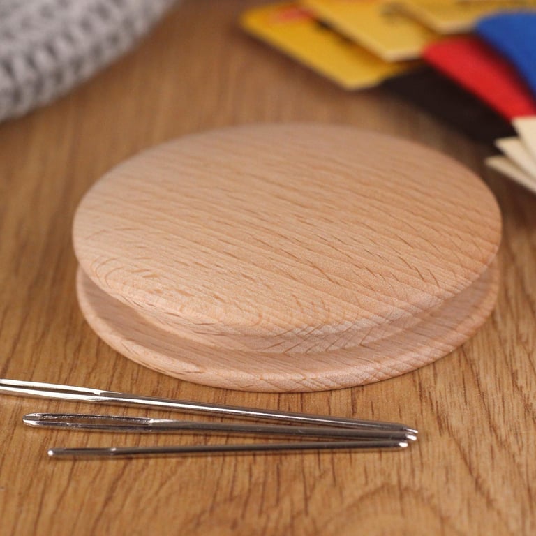 Hand made wooden darning disc, ideal for repairing clothes FREE shipping  