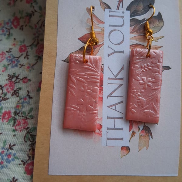CLEARANCE! polymer clay earrings handmade- reduced-no 6