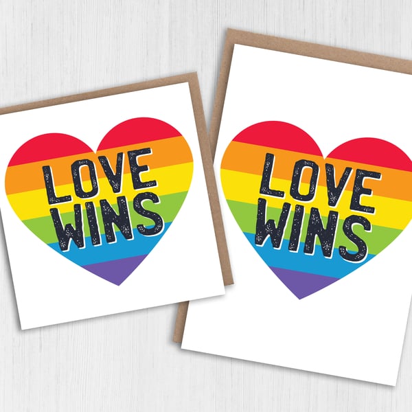 LGBTQ card: Love wins