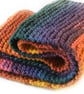 Hand Knitted Scarf  - Cosy Chunky Yarn - to match Dog Scarf Bright Colours - Image 5