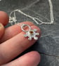 Sterling silver and citrine pendant and chain, citrine Rana necklace - Image 7