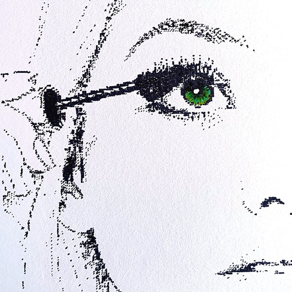 The Final Touch - Original Ink Drawing