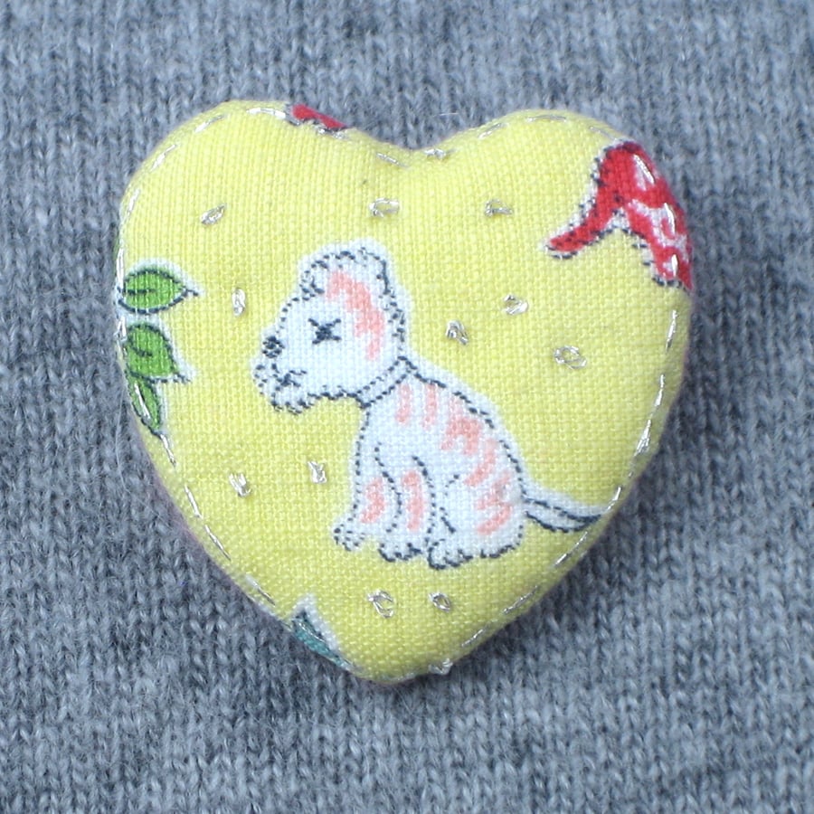 Heart Puppy Brooch-Buy One get One Free!