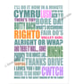 'Welsh Sayings' card - Image 2