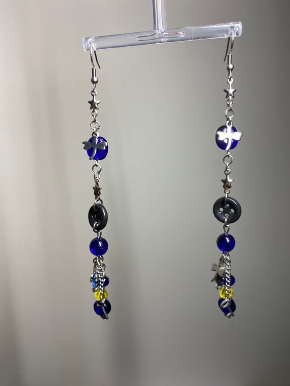 Long Coraline Earrings 