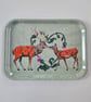 Scottish Stag Tray Thistle Heart Gift, Highland Deer Melamine Serving Tray - Image 5