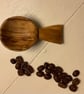 Spalted Sycamore Scoop with Blue Bowl