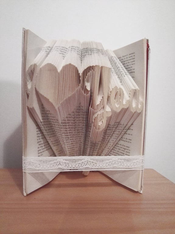 I (heart) You MMF Book Folding Pattern - EMAILED PDF PATTERN