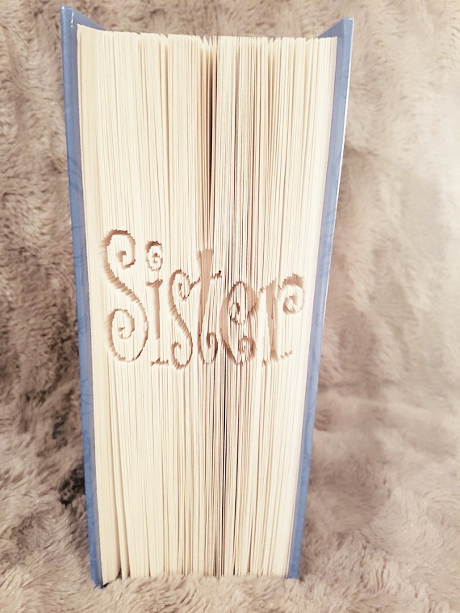 Sister CUT & FOLD Book Folding Pattern - - EMAILED PDF PATTERN