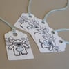 yeti decorative gift tags