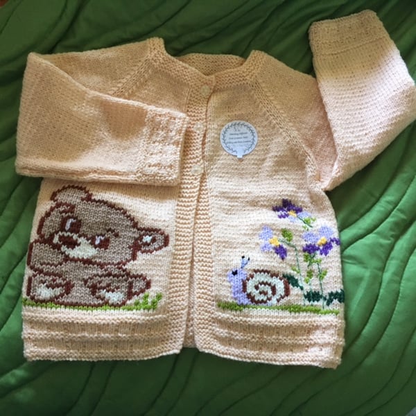 Teddy & Snail Cardigan