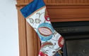 Christmas stockings - vintage upcycled
