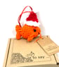 Crochet Christmas Fish Decoration - Alternative to a Card
