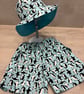 Penguin Shorts and Hat Set