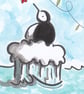 'Penguins of Love' an A4 sized original artwork - Image 3