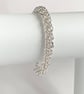 Sterling Silver Ladies Lace Chainmaille Bracelet  - Image 1