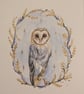 Beautiful "Owls Nest Print"